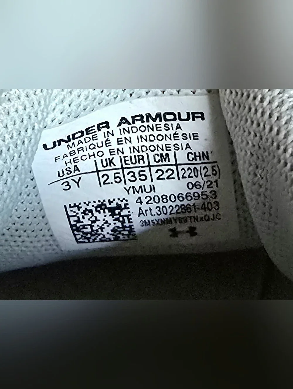 Sz 3Y Little Kids UNDER ARMOUR PURSUIT 2AC Bungee Lace/Adjustable Strap